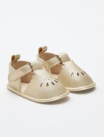 Sandali da cerimonia dorati