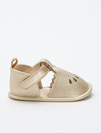 Sandali da cerimonia dorati