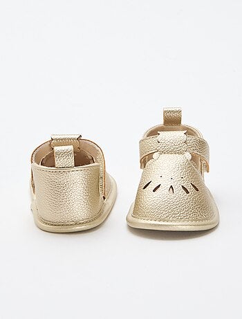 Sandali da cerimonia dorati