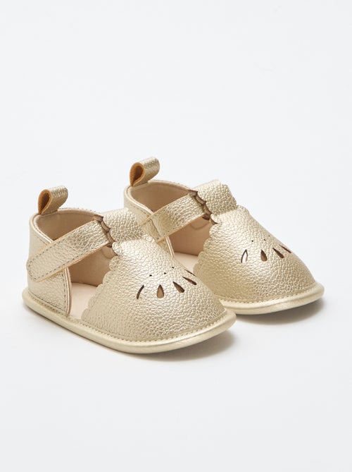 Sandali da cerimonia dorati - Kiabi