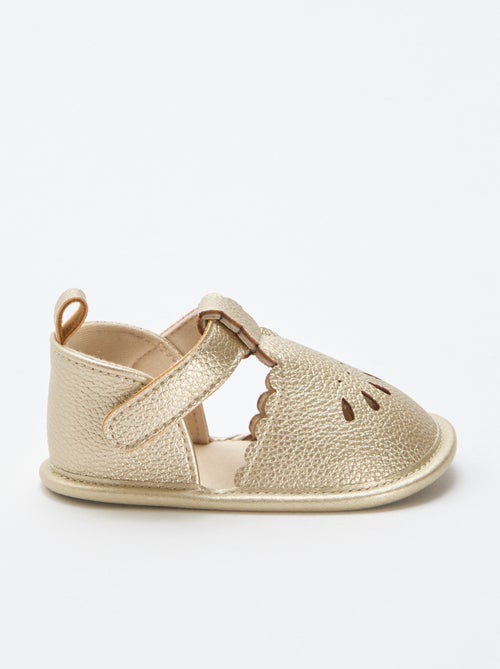 Sandali da cerimonia dorati - Kiabi