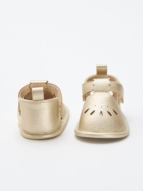 Sandali da cerimonia dorati - Kiabi