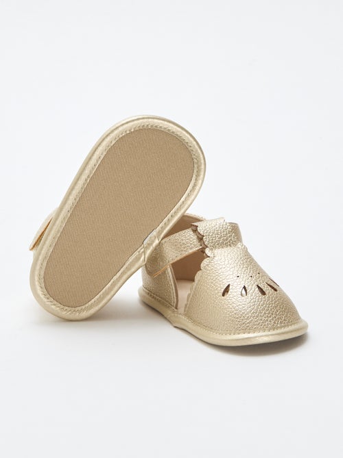 Sandali da cerimonia dorati - Kiabi