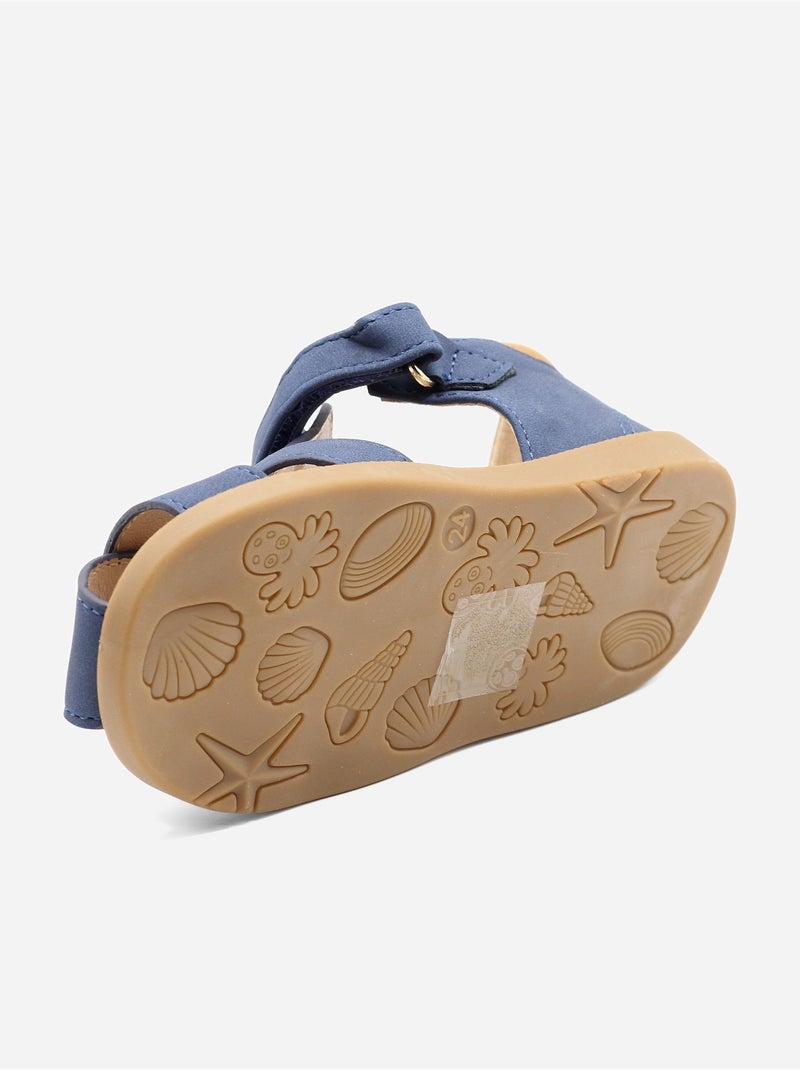 Sandali da infilare - Doremi Blu scuro - Kiabi