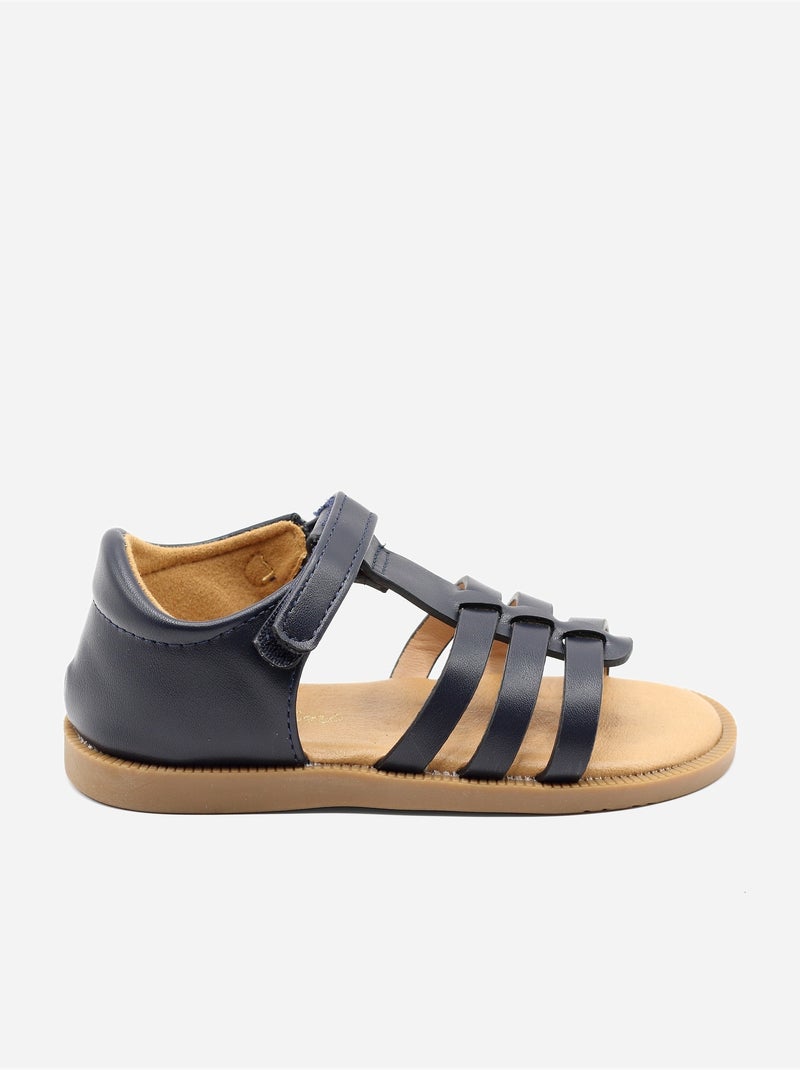 Sandali da infilare - Doremi Blu scuro - Kiabi