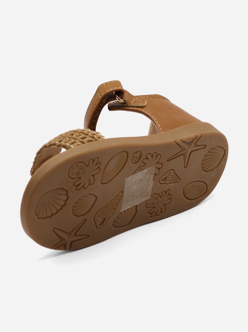 Sandali da infilare - Doremi Cammello - Kiabi