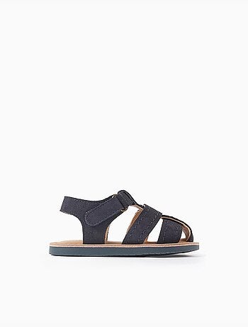 Sandali da pescatore in suede con suola antiscivolo