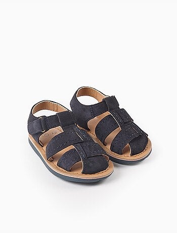 Sandali da pescatore in suede con suola antiscivolo