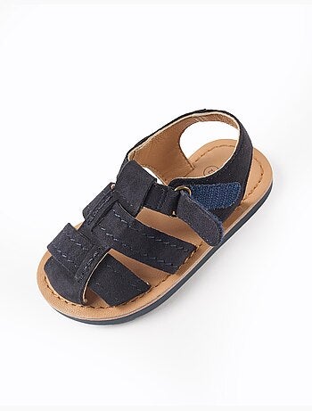 Sandali da pescatore in suede con suola antiscivolo