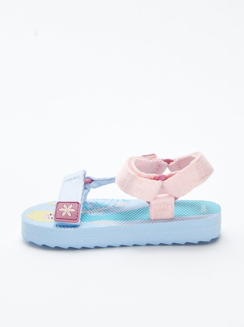Sandali da spiaggia con 3 strappi blu - Kiabi