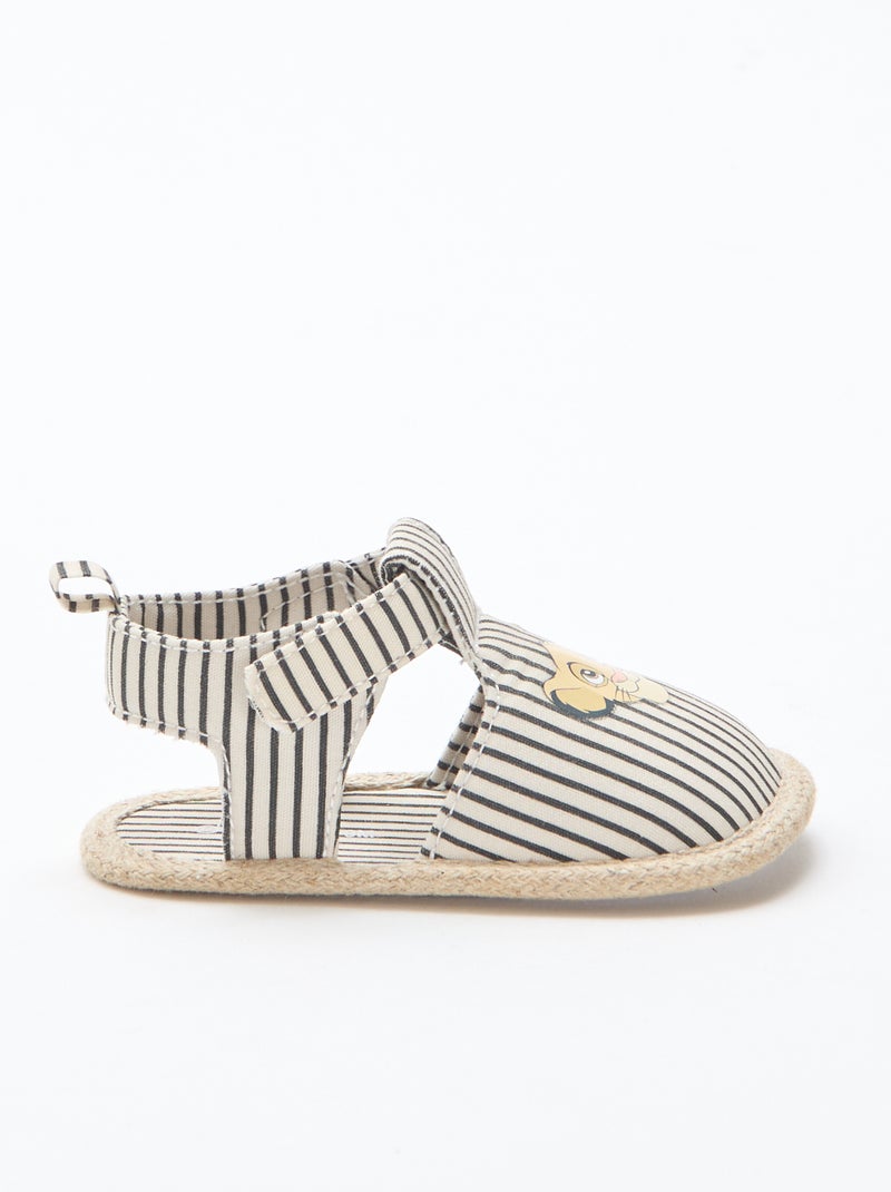 Sandali 'Disney' in tela Beige - Kiabi