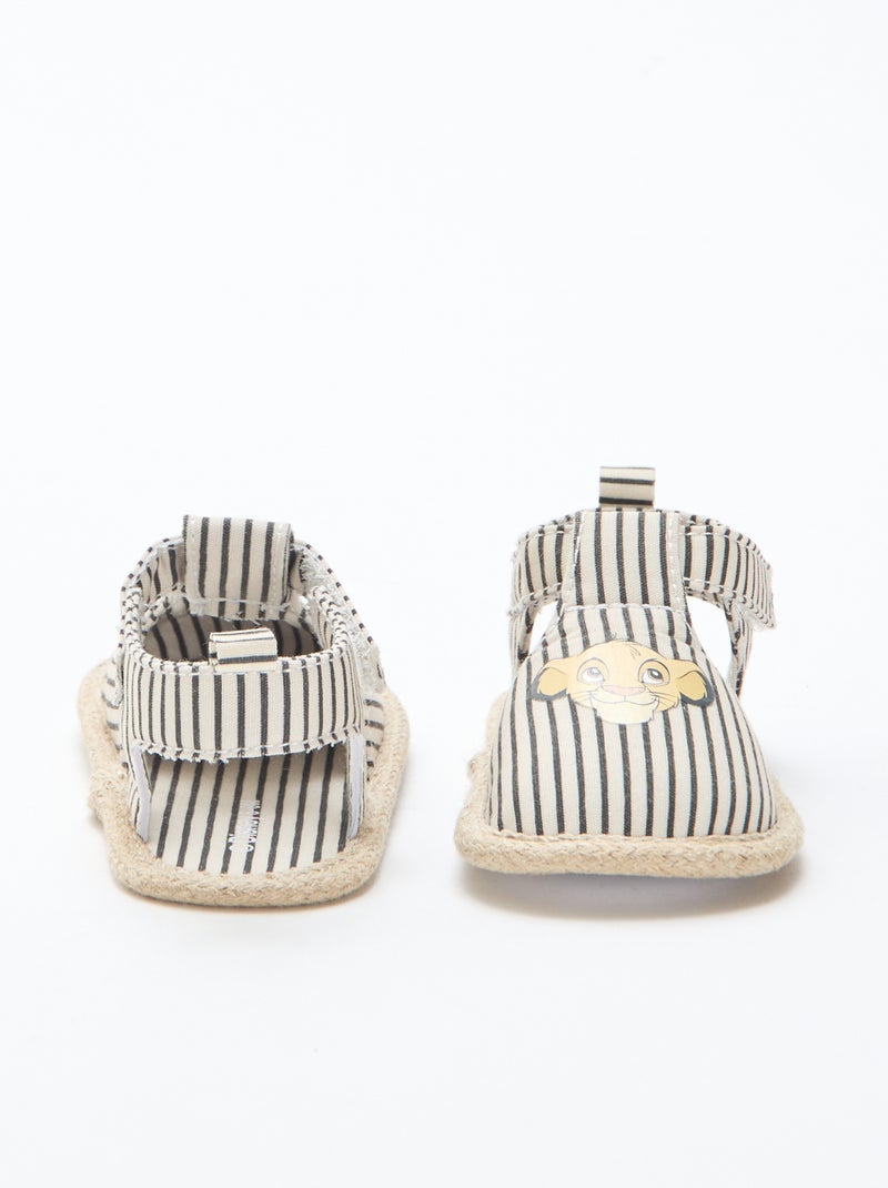 Sandali 'Disney' in tela Beige - Kiabi