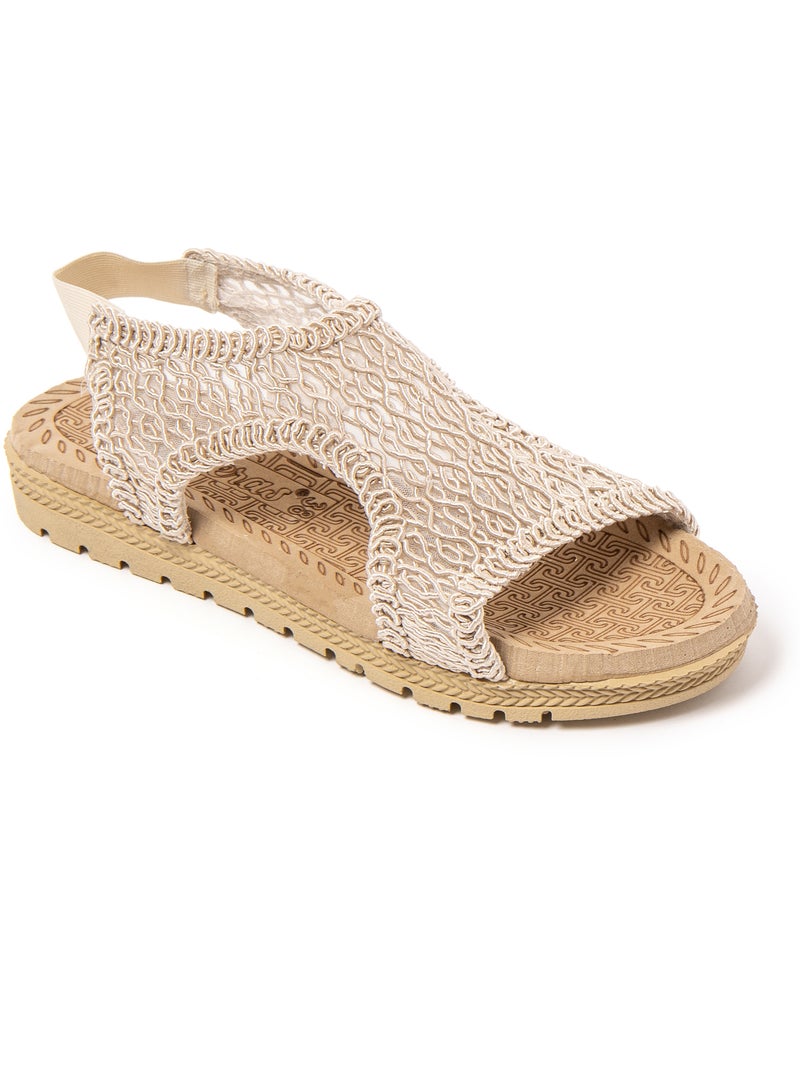 Sandali donna Brasileras con suola gomma Beige - Kiabi