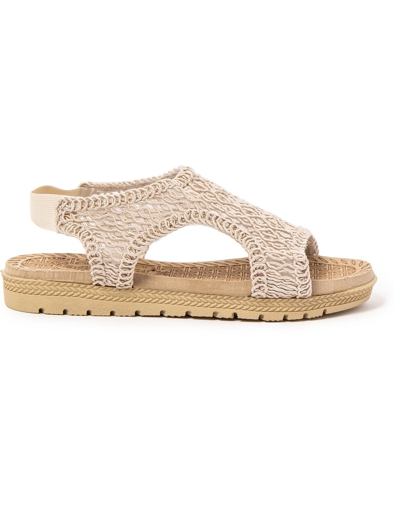 Sandali donna Brasileras con suola gomma Beige - Kiabi