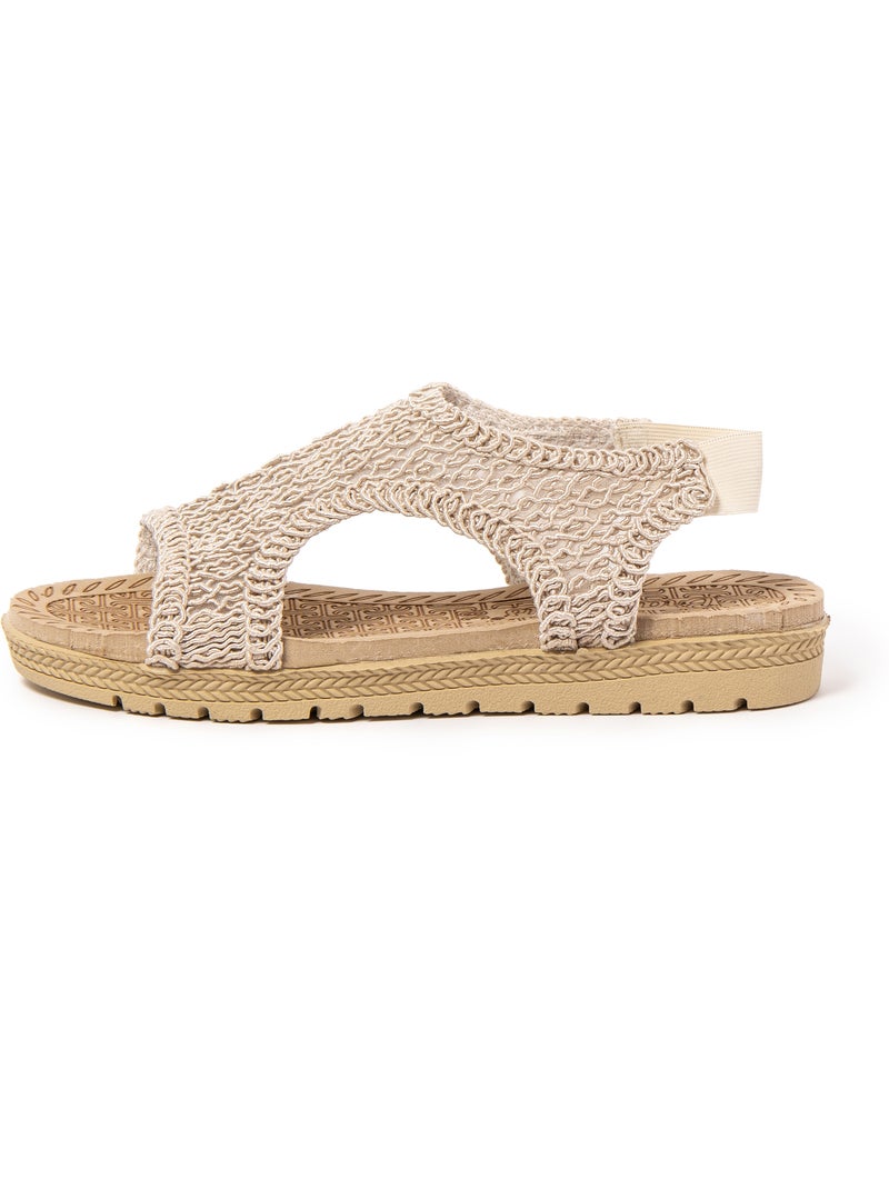 Sandali donna Brasileras con suola gomma Beige - Kiabi