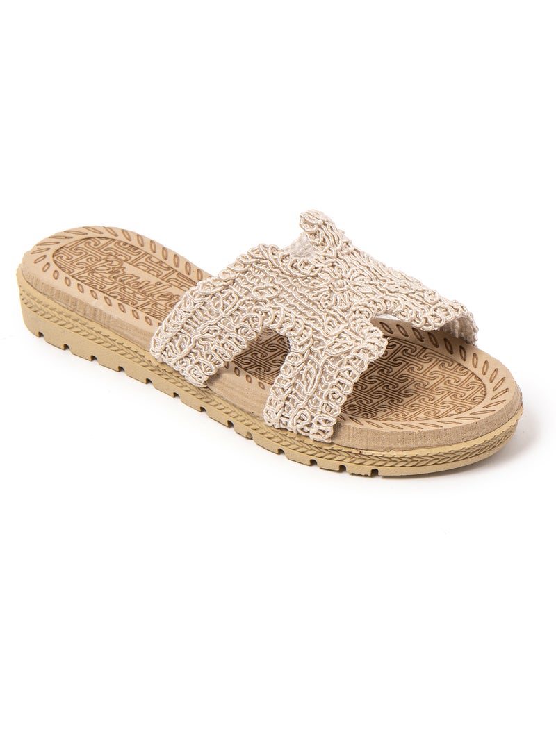 Sandali donna Brasileras con suola gomma Beige - Kiabi