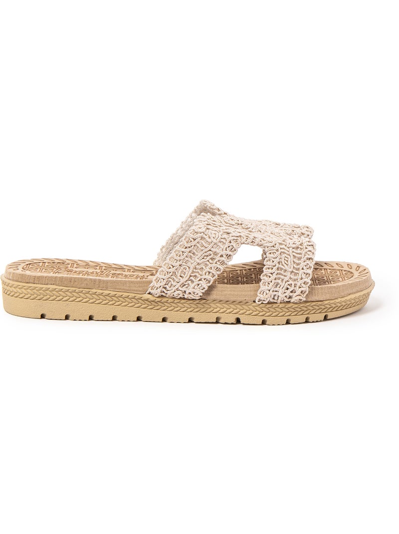 Sandali donna Brasileras con suola gomma Beige - Kiabi
