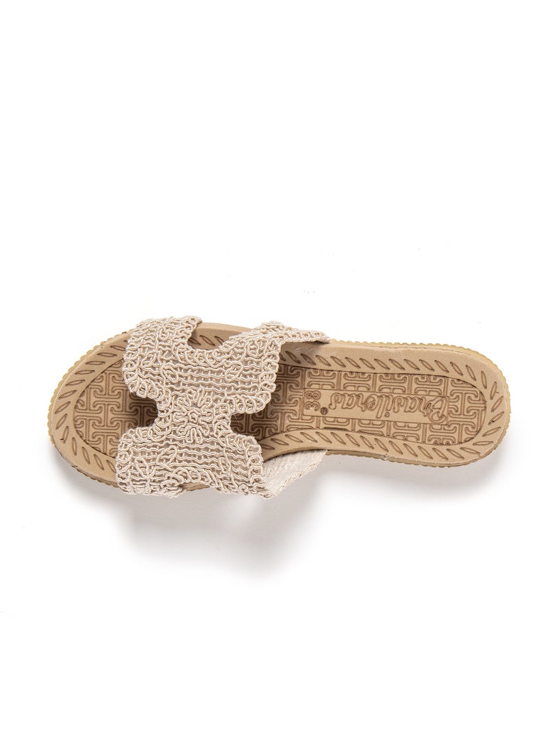 Sandali donna Brasileras con suola gomma Beige - Kiabi
