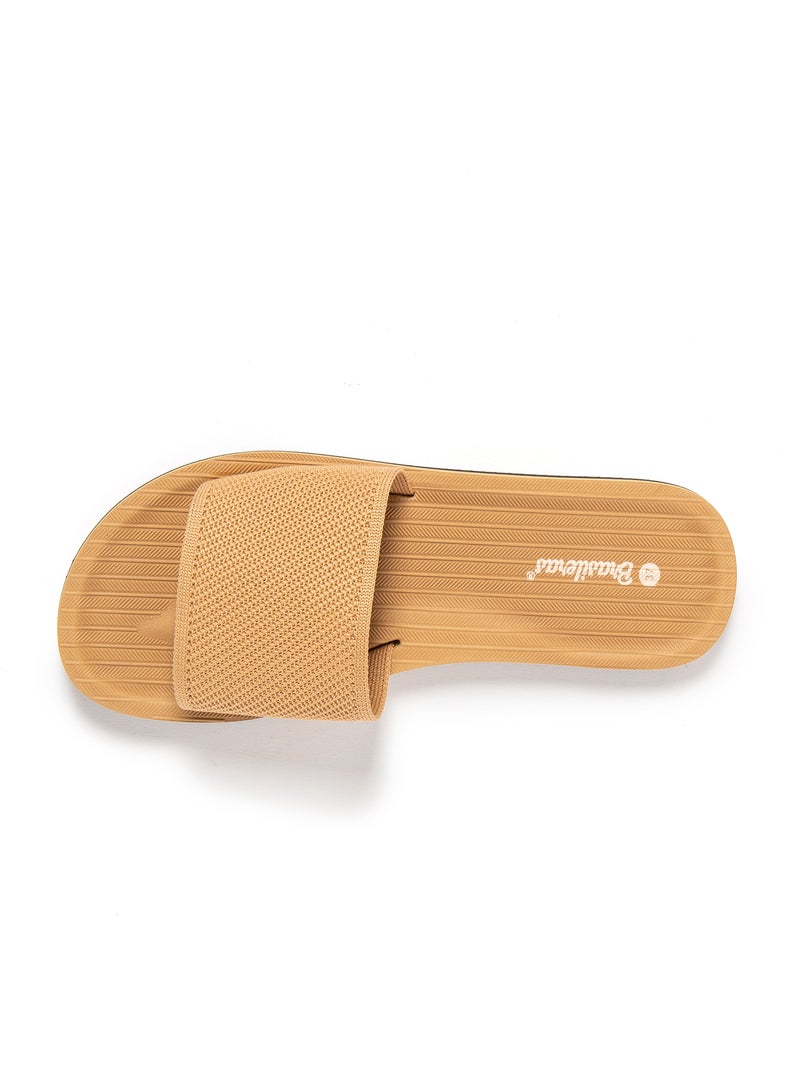 Sandali donna Brasileras con suola gomma Cammello - Kiabi