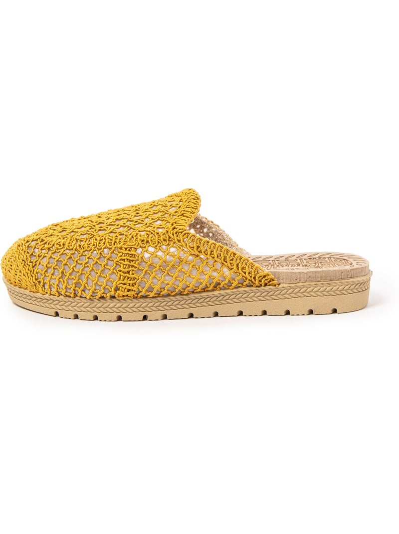 Sandali donna Brasileras con suola gomma Giallo - Kiabi