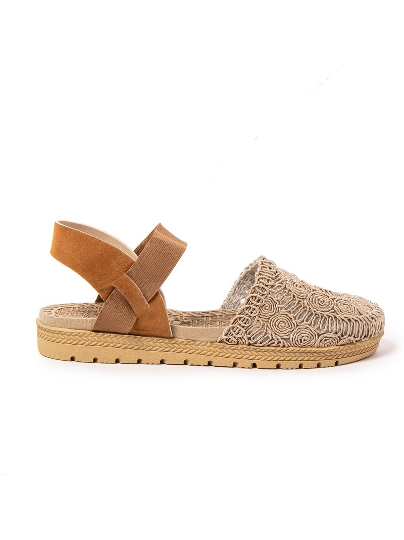 Sandali donna Brasileras con suola gomma Marrone - Kiabi