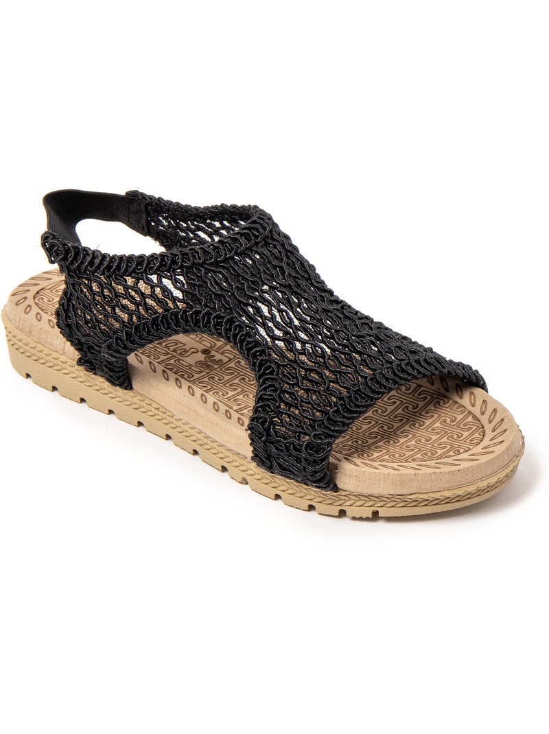 Sandali donna Brasileras con suola gomma Nero - Kiabi