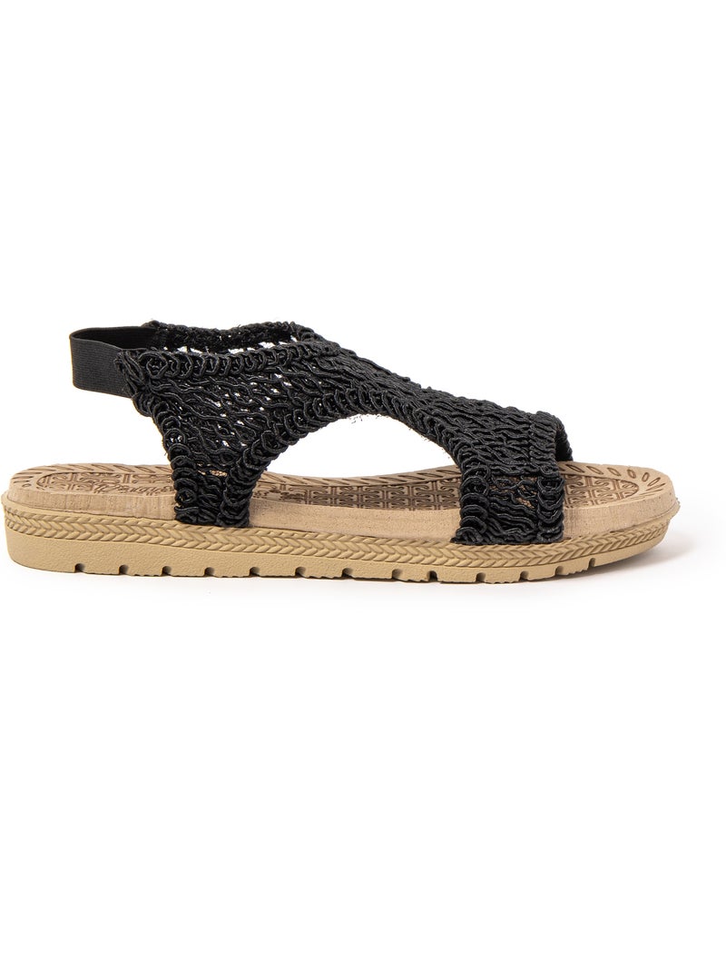 Sandali donna Brasileras con suola gomma Nero - Kiabi