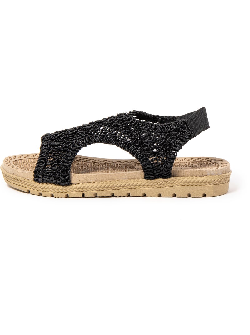 Sandali donna Brasileras con suola gomma Nero - Kiabi
