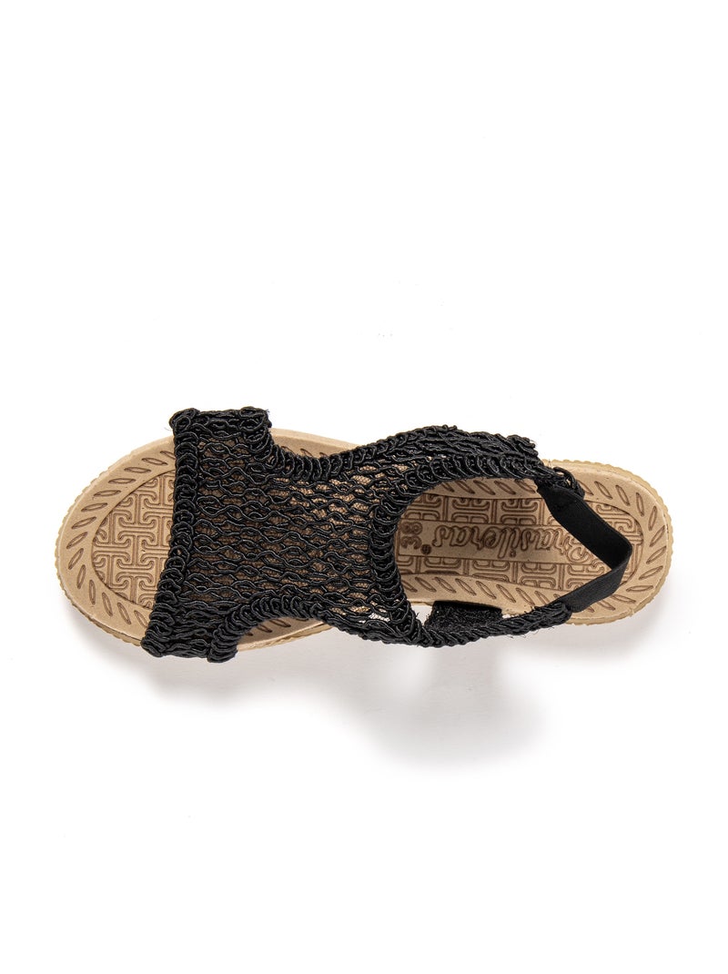 Sandali donna Brasileras con suola gomma Nero - Kiabi