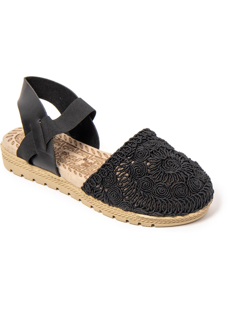 Sandali donna Brasileras con suola gomma Nero - Kiabi