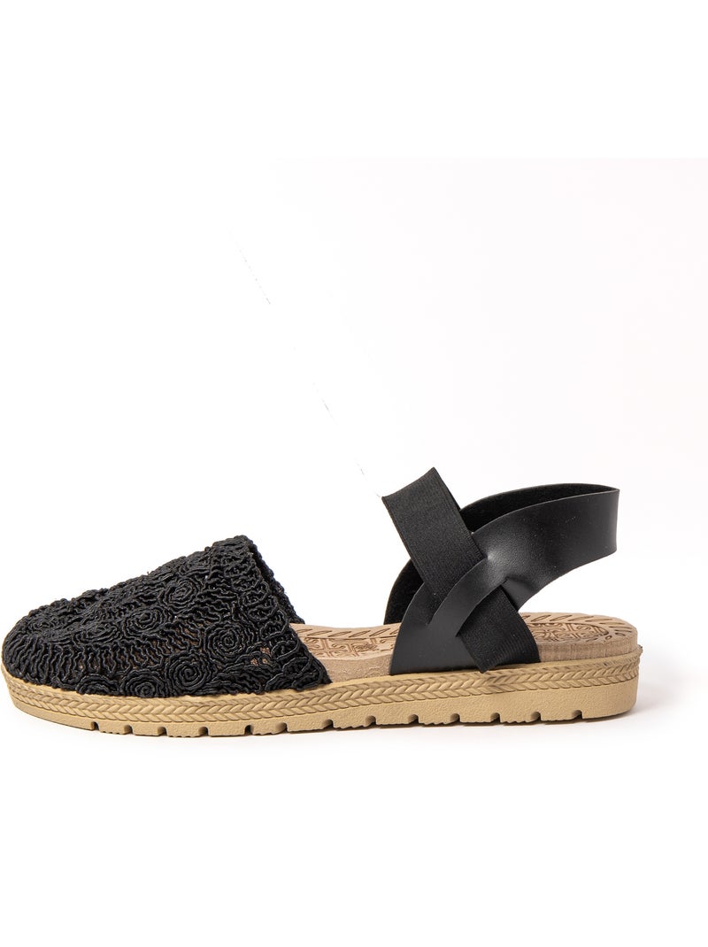 Sandali donna Brasileras con suola gomma Nero - Kiabi