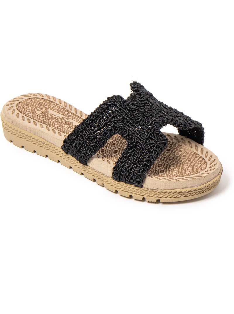 Sandali donna Brasileras con suola gomma Nero - Kiabi