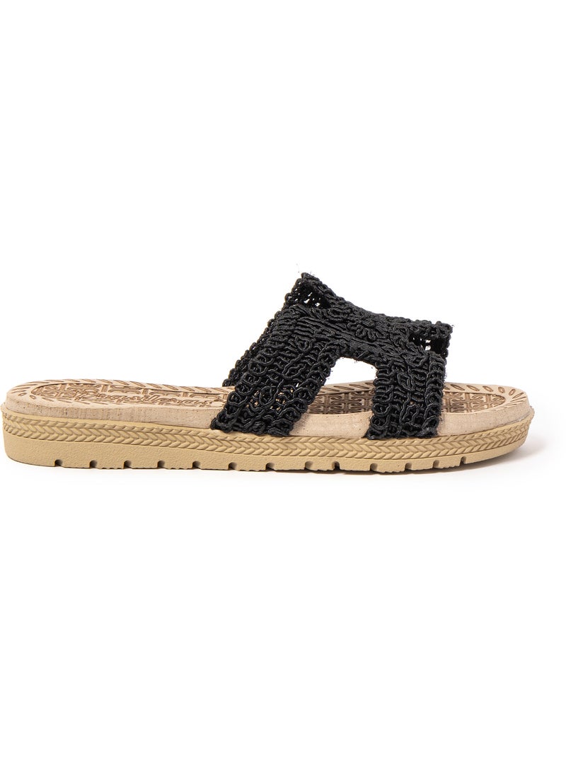Sandali donna Brasileras con suola gomma Nero - Kiabi