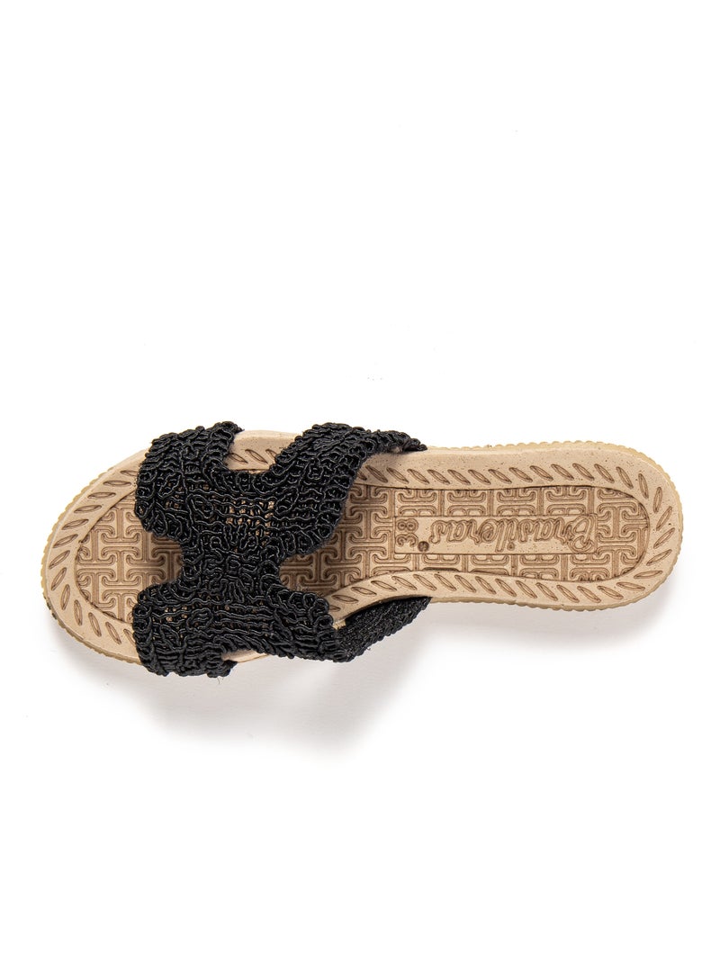 Sandali donna Brasileras con suola gomma Nero - Kiabi