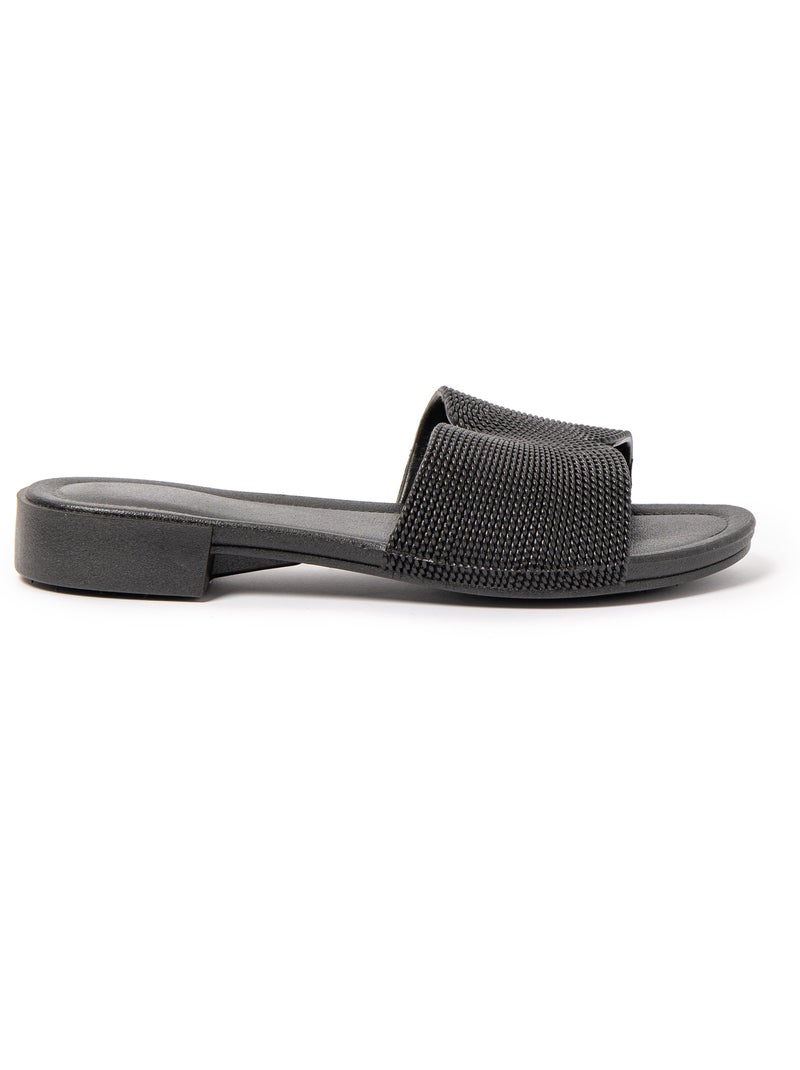 Sandali donna Brasileras con suola gomma Nero - Kiabi