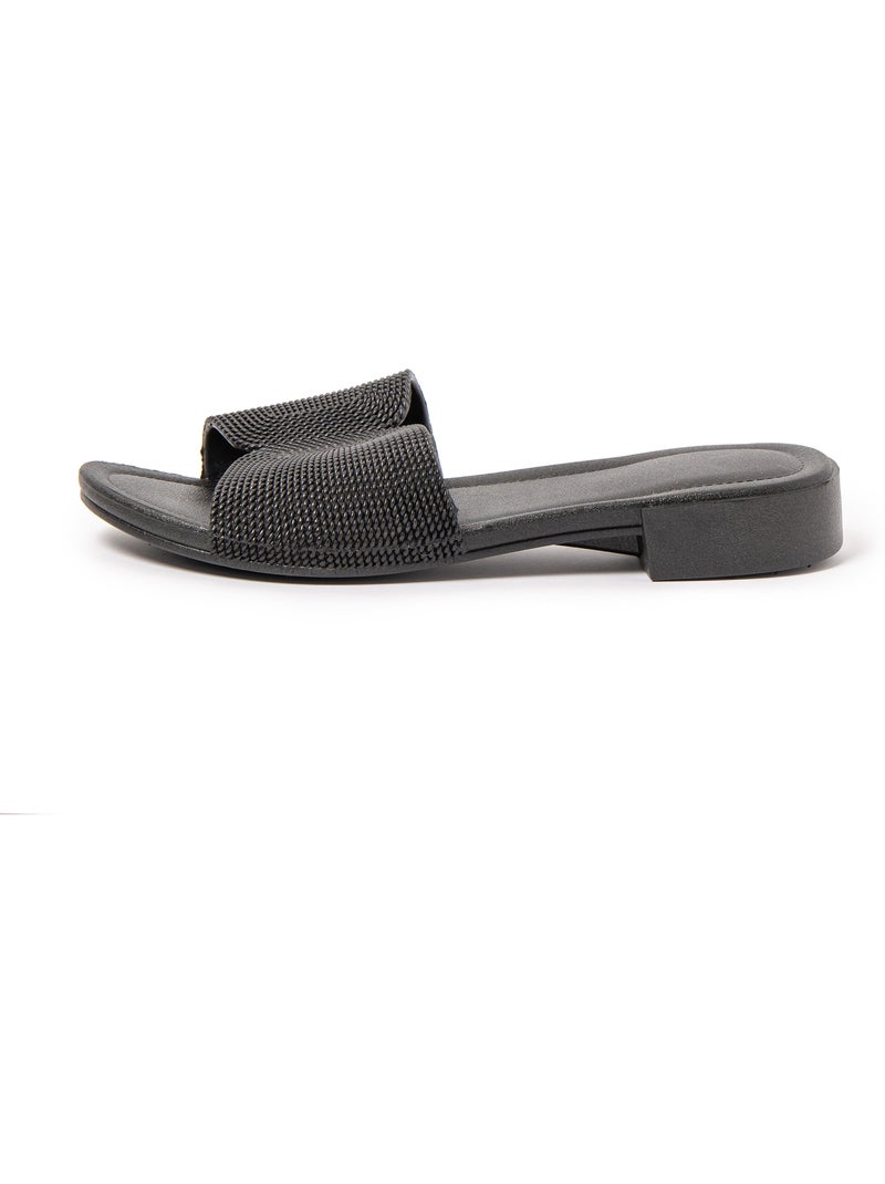 Sandali donna Brasileras con suola gomma Nero - Kiabi