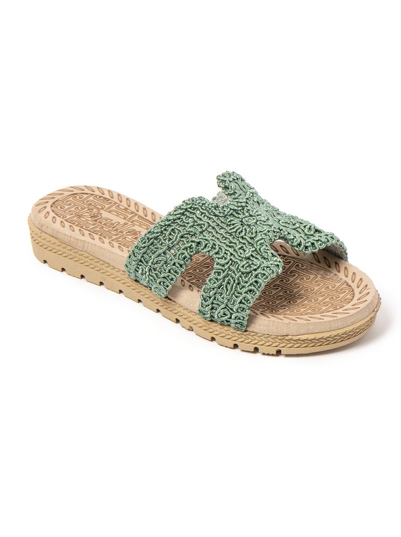 Sandali donna Brasileras con suola gomma Verde - Kiabi