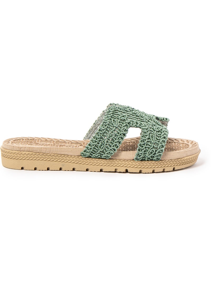 Sandali donna Brasileras con suola gomma Verde - Kiabi