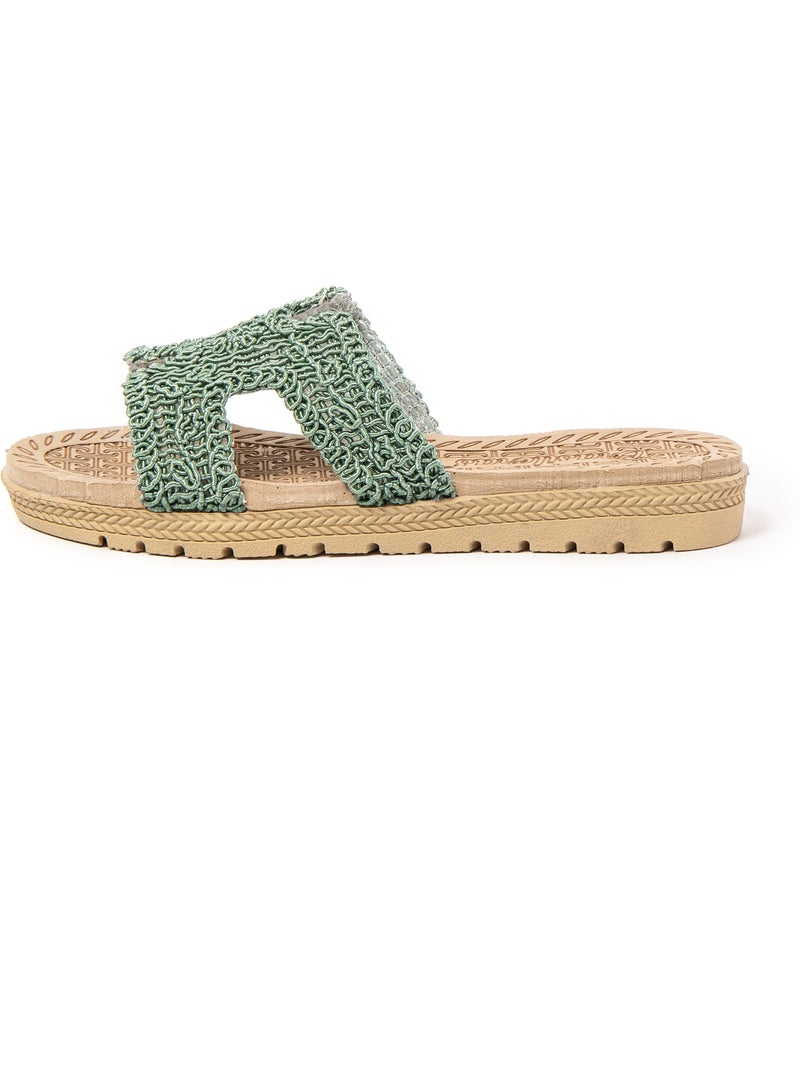 Sandali donna Brasileras con suola gomma Verde - Kiabi