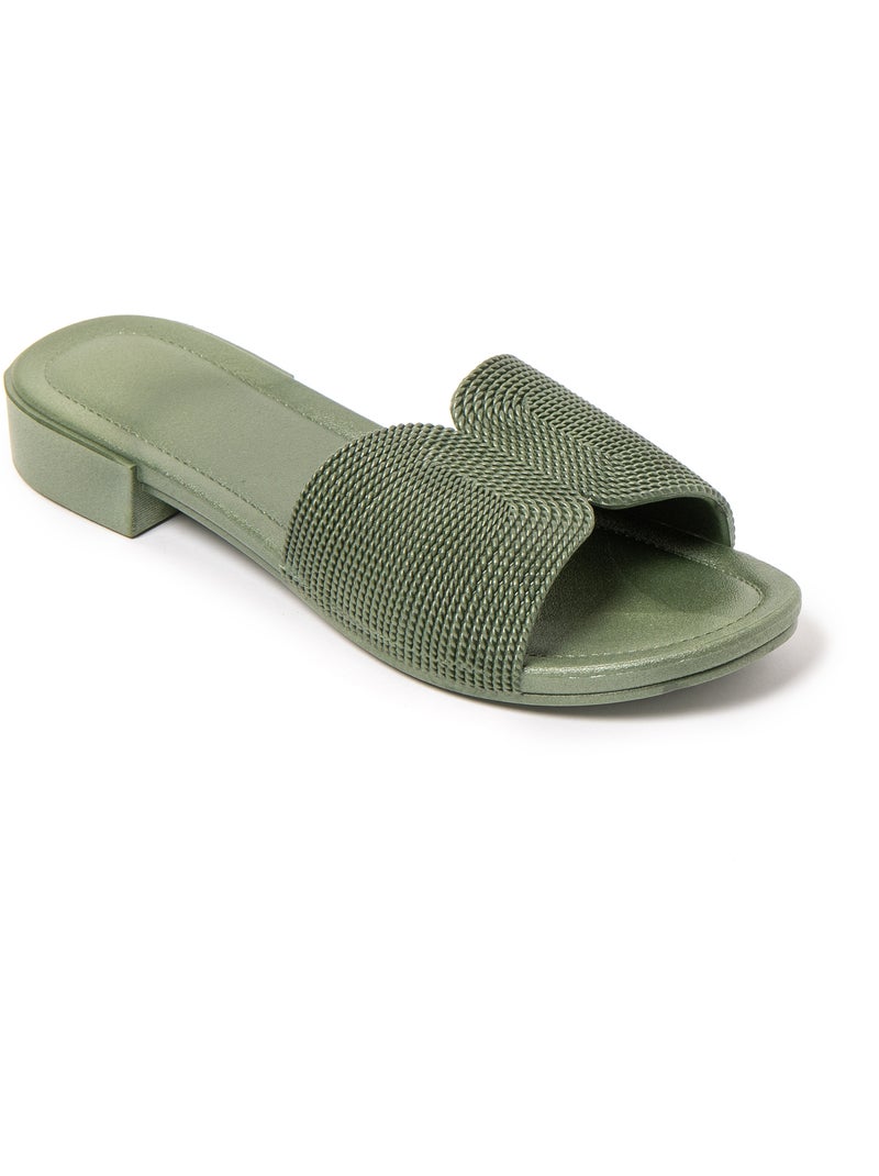 Sandali donna Brasileras con suola gomma Verde scuro - Kiabi