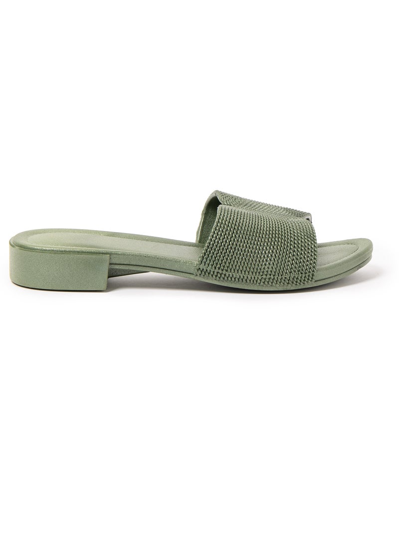 Sandali donna Brasileras con suola gomma Verde scuro - Kiabi