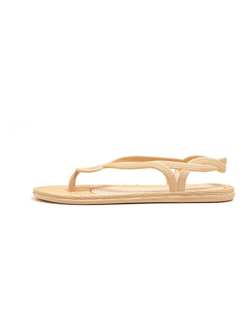 Sandali donna Brasileras suola in gomma Beige - Kiabi