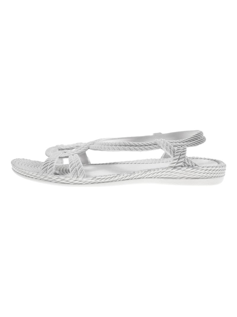 Sandali donna Brasileras suola in gomma Bianco - Kiabi