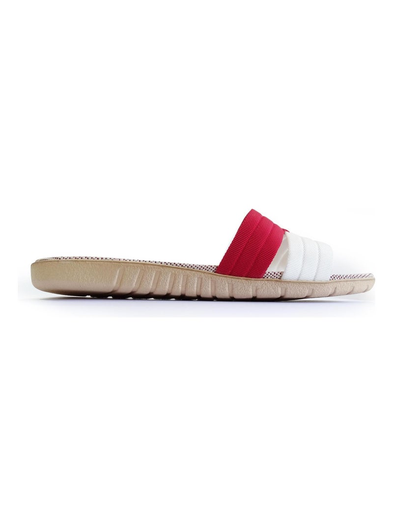 Sandali donna Brasileras suola in gomma Bianco Rosso Bianco - Kiabi