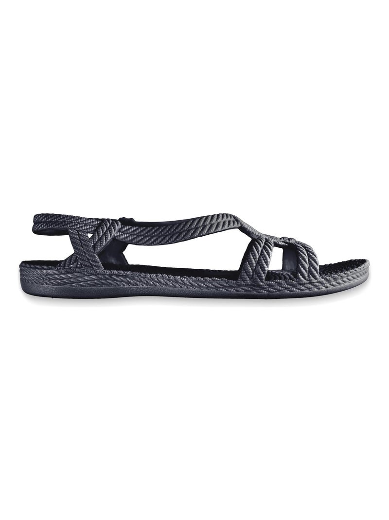 Sandali donna Brasileras suola in gomma Blu scuro - Kiabi