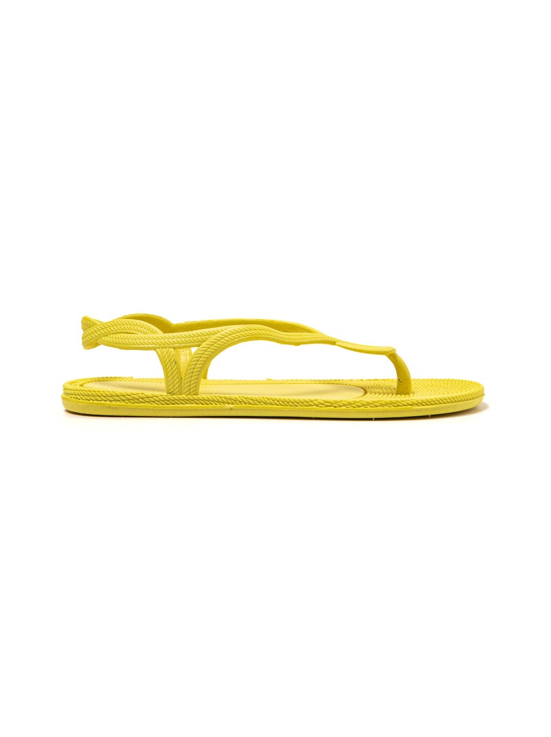 Sandali donna Brasileras suola in gomma Giallo - Kiabi