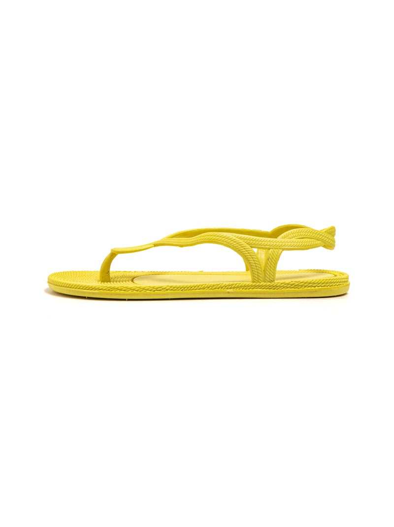 Sandali donna Brasileras suola in gomma Giallo - Kiabi