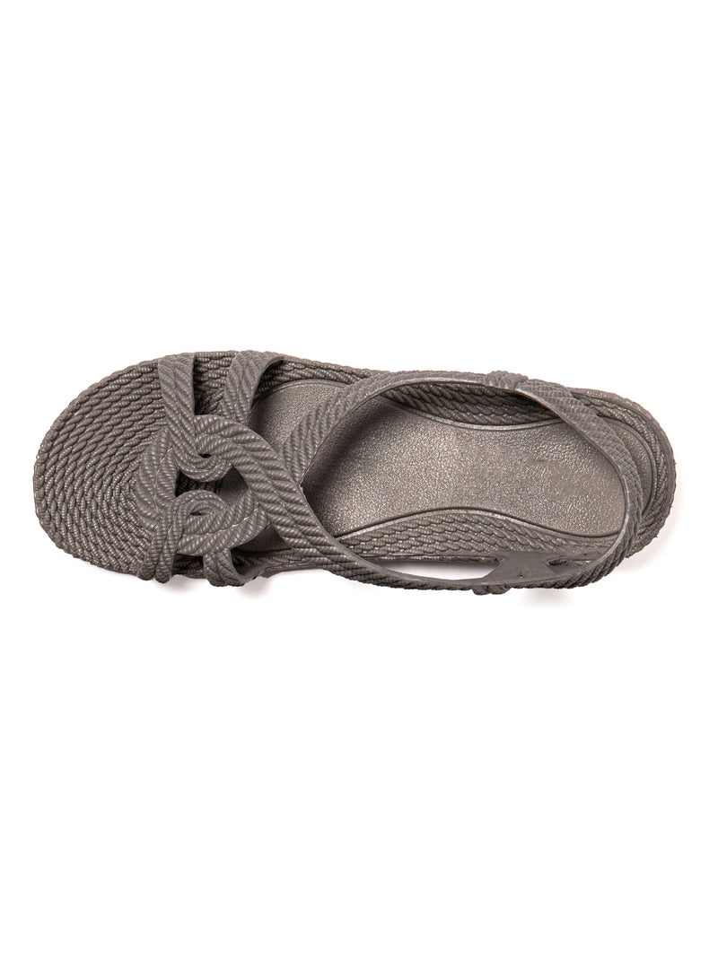 Sandali donna Brasileras suola in gomma Grigio - Kiabi