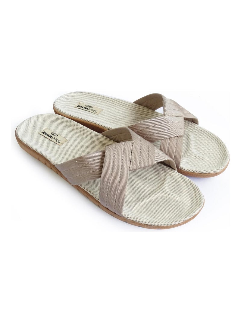Sandali donna Brasileras suola in gomma Marrone - Kiabi