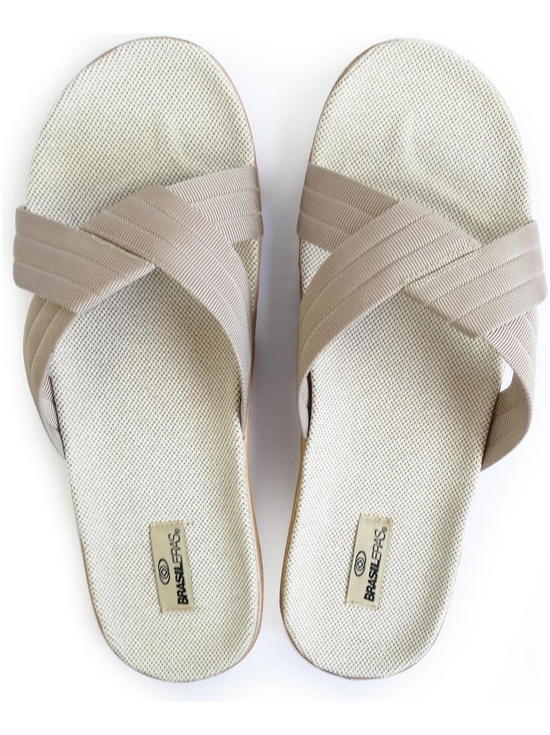 Sandali donna Brasileras suola in gomma Marrone - Kiabi